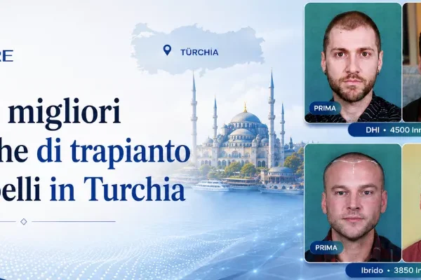 Le 10 migliori cliniche per il trapianto di capelli in Turchia