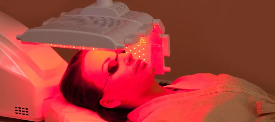 Niedrigenergetische Rotlichttherapie