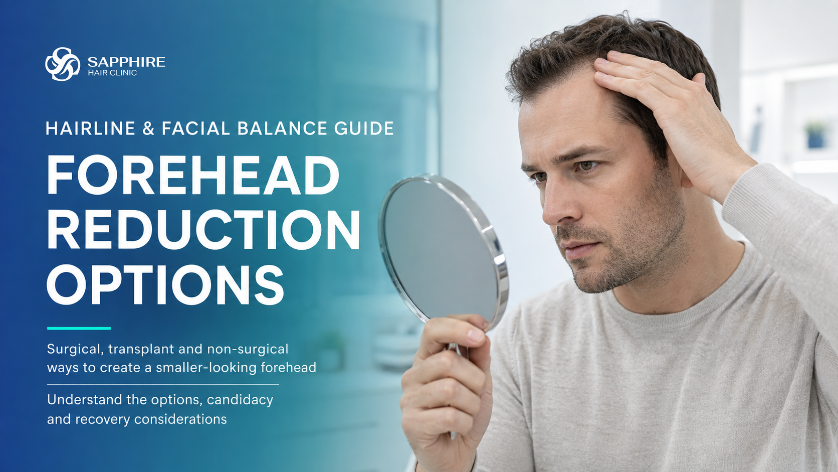 Forehead Reduction Options for a Smaller-Looking Forehead