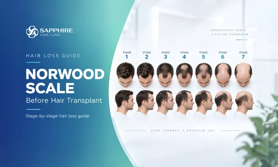Norwood Scale Before Hair Transplant: Stage-by-Stage Graft Guide
