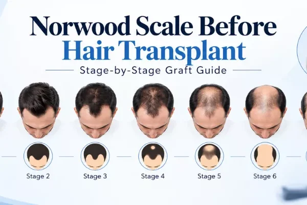 Norwood Scale Before Hair Transplant: Stage-by-Stage Graft Guide